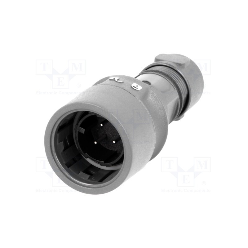 1 pcs x BULGIN - PXP6010/03P/ST/0507 - Connector: circular, plug, male, PIN: 3, Buccaneer 6000, for cable