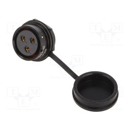1 pcs x WEIPU - SA2812/S3B-1 - Socket, SA28, female, PIN: 3, IP67, 50A, soldering, 500V, 10mm2