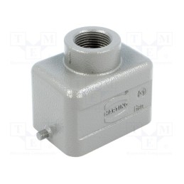 1 pcs x HARTING - 19300061440 - Enclosure: for Han connectors, Han, size 6B, for cable, for latch