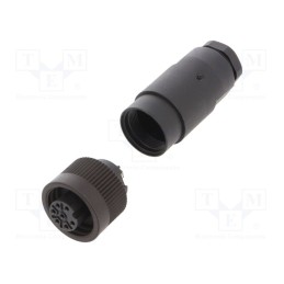 1 pcs x BINDER - 99 4218 14 07 - Connector: circular, 692,693,RD24, 250V, PIN: 7, plug, female, 10A