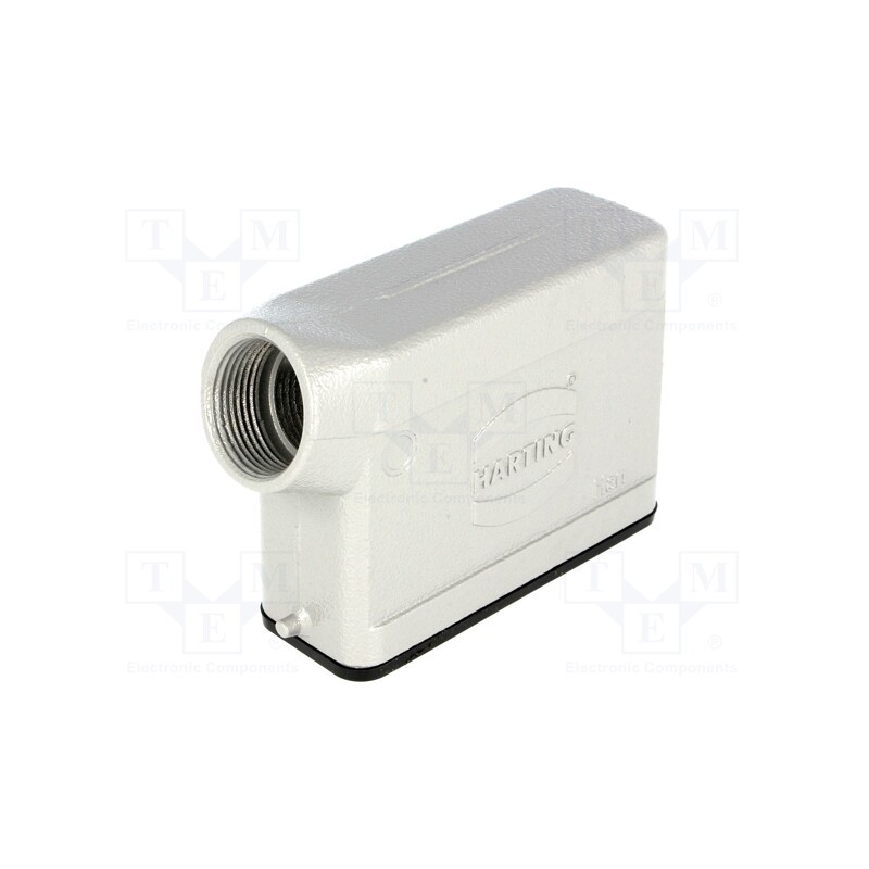 1 pcs x HARTING - 9200161541 - Enclosure: for Han connectors, Han, size 16A, for cable, angled