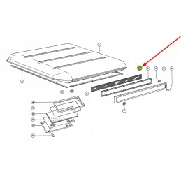 606483 0 cabin filter grille