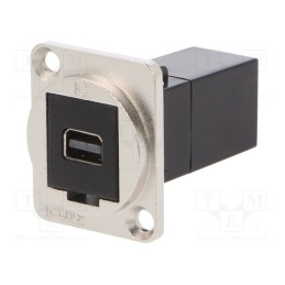 1 pcs x CLIFF - CP30202M - Coupler, Mini DisplayPort socket,both sides, FT, 19x24mm