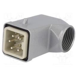 1 pcs x LAPP - EPIC KIT H-A 4 SS MTS M20 - Connector: HDC, plug, male, EPIC KIT, PIN: 5, 4+PE, size H-A 3, M20