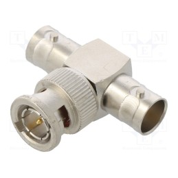 1 pcs x TELEGu00c4RTNER - J01005A1238 - T adapter, BNC socket x2,BNC plug, Insulation: PTFE, 75Ω, 4GHz