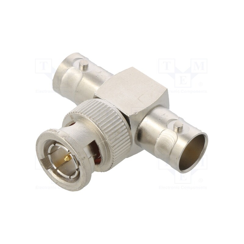 1 pcs x TELEGu00c4RTNER - J01005A1238 - T adapter, BNC socket x2,BNC plug, Insulation: PTFE, 75Ω, 4GHz