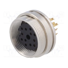 1 pcs x LUMBERG - KGV 120 - Connector: M16, socket, female, soldering, PIN: 12, 3A, 60V, IP40