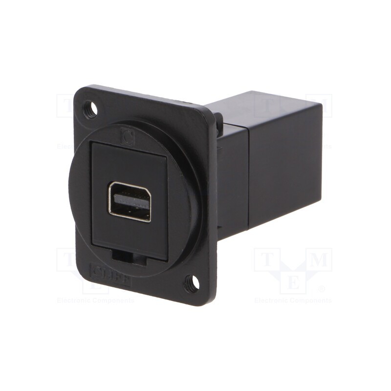 1 pcs x CLIFF - CP30202M3B - Coupler, Mini DisplayPort socket,both sides, FT, 19x24mm