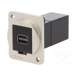 1 pcs x CLIFF - CP30202M3 - Coupler, Mini DisplayPort socket,both sides, FT, 19x24mm