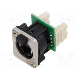 1 pcs x AMPHENOL - RJXS8FD5110 - XLRnet, D Type, Ethernet Chassis Mounts, IP54, IDC Terminals