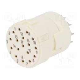 1 pcs x HARTING - 9151172702 - Connector: M23, contact insert, PIN: 17, female, soldering, 160V, 8A