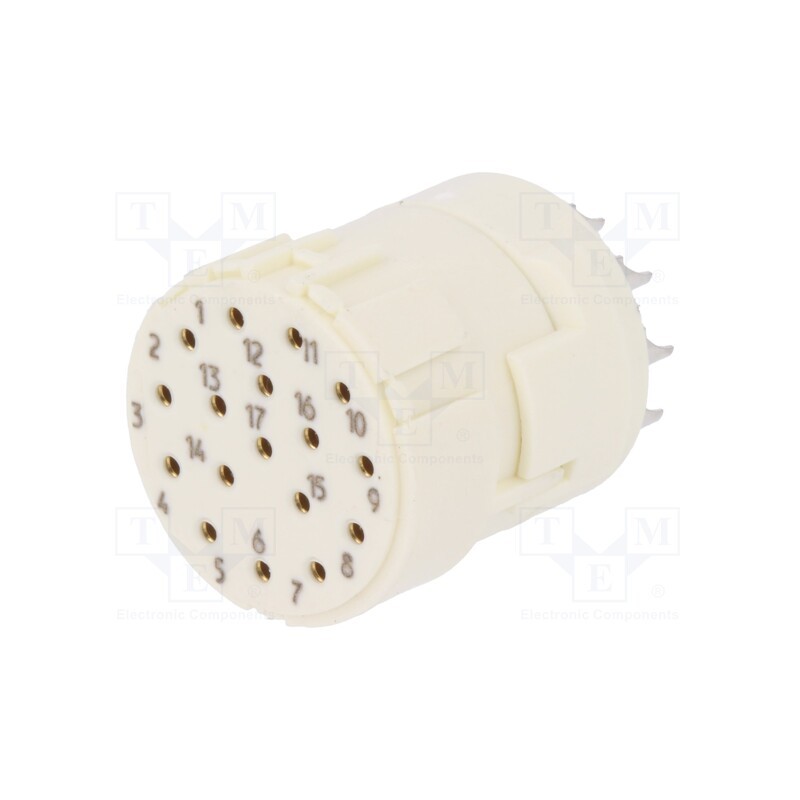 1 pcs x HARTING - 9151172702 - Connector: M23, contact insert, PIN: 17, female, soldering, 160V, 8A