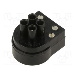 1 pcs x BULGIN - SA2367 - Connector: circular, plug, male, PIN: 3, nickel plated, for cable