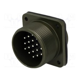 1 pcs x AMPHENOL - DS3102A 22-14P - Connector: circular, size 22, MS/DS, aluminium alloy, olive, male
