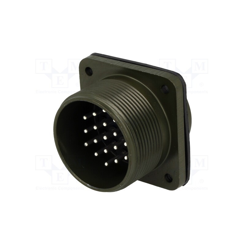 1 pcs x AMPHENOL - DS3102A 22-14P - Connector: circular, size 22, MS/DS, aluminium alloy, olive, male