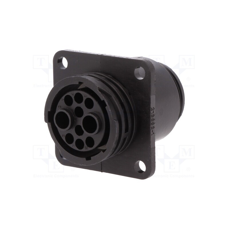 1 pcs x TE Connectivity - 213893-2 - Socket, female, PIN: 10(2+8), w/o contacts,sealed, CPC Series 6