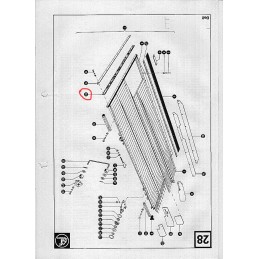Claas Dominator 85 grain pan cover