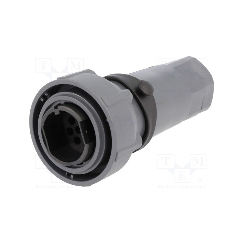 1 pcs x BULGIN - PXP7010/10P/CR/0911 - Connector: circular, plug, male, PIN: 10, w/o contacts, for cable