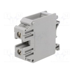 1 pcs x PHOENIX CONTACT - 3008012 - Splice terminal: rail, grey, screw terminal, polyamide, TS32,TS35