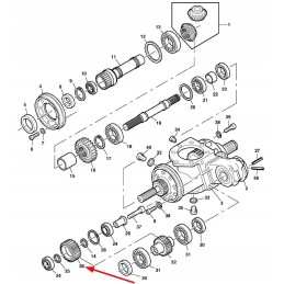 Lca69633 gear wheel with 22