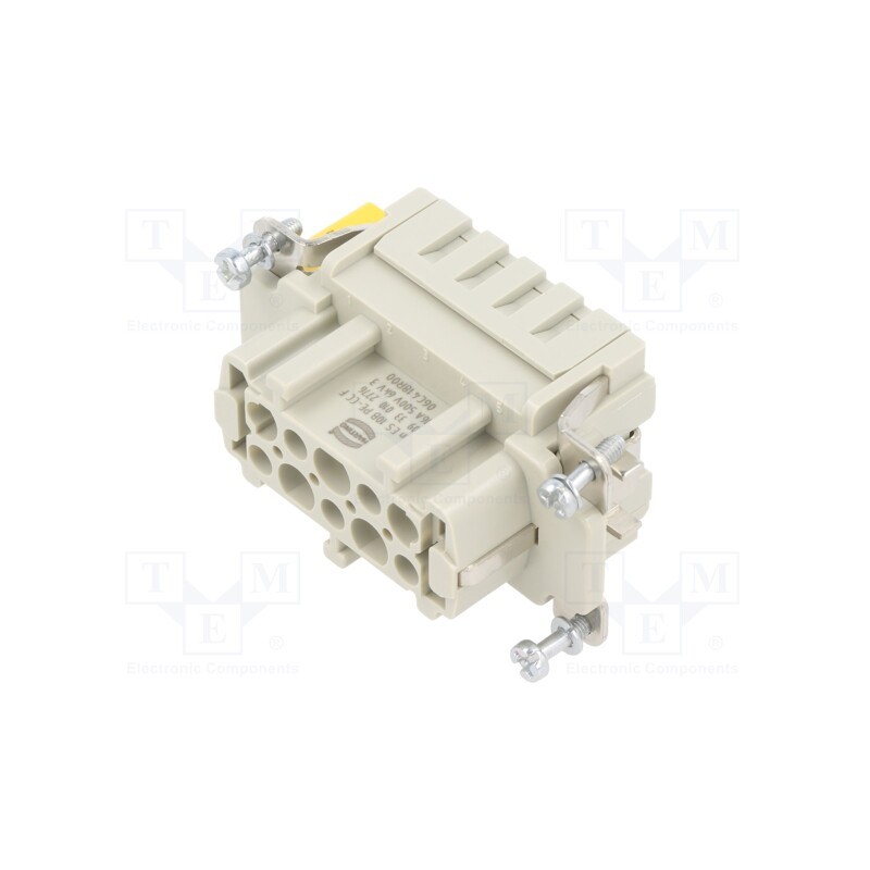 1 pcs x HARTING - 9330102776 - Connector: HDC, contact insert, female, Han® ES, PIN: 10, 10+PE