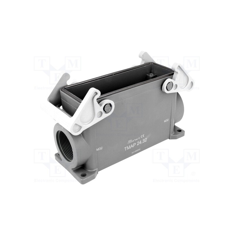 1 pcs x ILME - TMAP 24.32 - Enclosure: for HDC connectors, T-TYPE, size 104.27, M32, 104x27mm