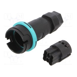 1 pcs x TECHNO - THB.405.A8A - Connector: AC supply, screw terminal, male, TH405, 7÷13.5mm, 400V