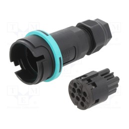1 pcs x TECHNO - THB.405.C8A - Connector: AC supply, screw terminal, female, TH405, 7÷13.5mm