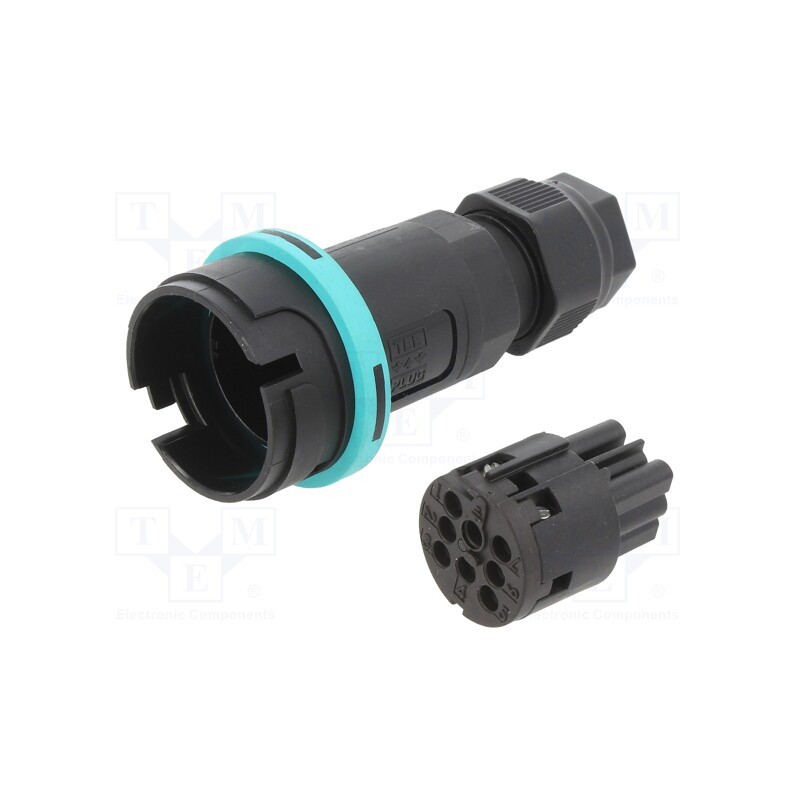 1 pcs x TECHNO - THB.405.C8A - Connector: AC supply, screw terminal, female, TH405, 7÷13.5mm