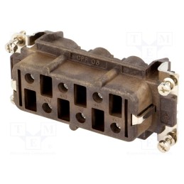 1 pcs x ILME - CPF 06 RY - Connector: HDC, contact insert, female, CP RY, PIN: 6, 6+PE, 35A