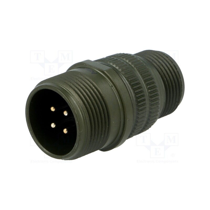 1 pcs x AMPHENOL - DS3101A 14S-2P - Connector: circular, size 14S, MS/DS, aluminium alloy, olive, plug