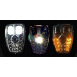 LED road headlight, DRL front lamp, set