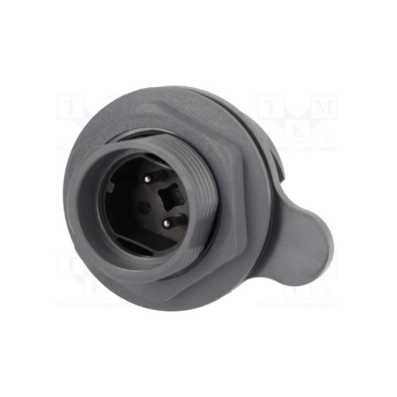 1 pcs x BULGIN - PXP7012/02P/ST - Connector: circular, socket, male, PIN: 2, Buccaneer 7000, UL94V-0