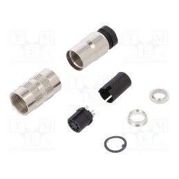 1 pcs x BINDER - 99 5682 15 07 - Connector: M16, plug, 423, female, PIN: 7, shielded, silver plated