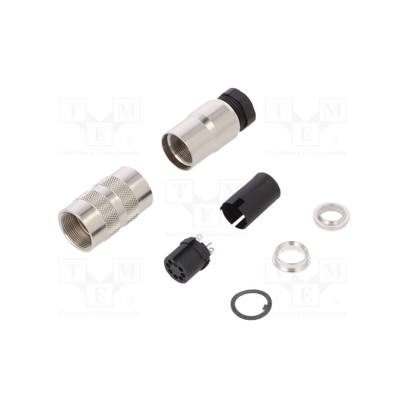 1 pcs x BINDER - 99 5682 15 07 - Connector: M16, plug, 423, female, PIN: 7, shielded, silver plated