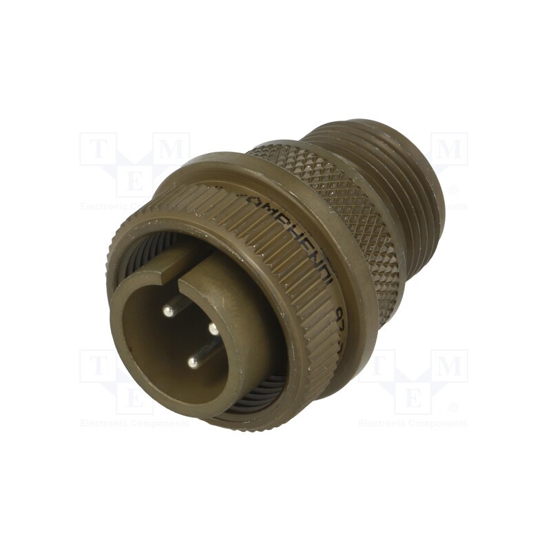 1 pcs x AMPHENOL - 97-3106A-14S-1P - Connector: circular, size 14S, 97, aluminium alloy, olive, plug
