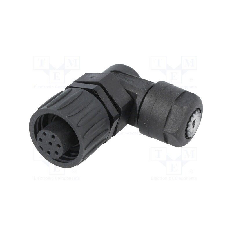 1 pcs x AMPHENOL - C01630F00610012 - Connector: circular, plug, for cable, PIN: 7, female, soldering