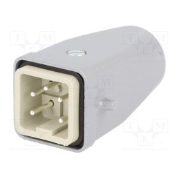 1 pcs x LAPP - EPIC KIT H-A 4 SS MTGV M20 - Connector: HDC, plug, male, EPIC KIT, PIN: 5, 4+PE, size H-A 3, M20