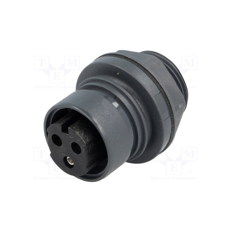 1 pcs x BULGIN - PXP6012/03S/ST - Connector: circular, socket, female, PIN: 3, Buccaneer 6000, 12A
