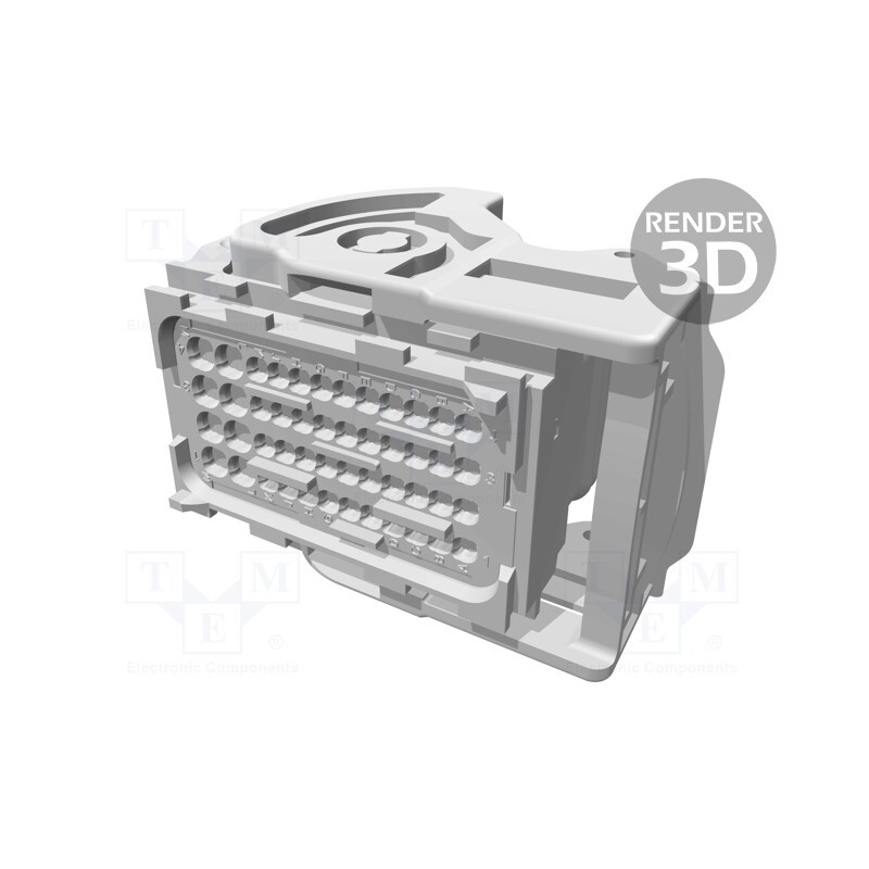 1 pcs x MOLEX - 643201319 - Connector: automotive, CMC, female, plug, for cable, PIN: 48(8+40)