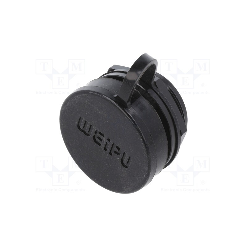 1 pcs x WEIPU - SA2812/S8B-1 - Socket, SA28, female, PIN: 8, IP67, 25A, soldering, 500V, 4mm2