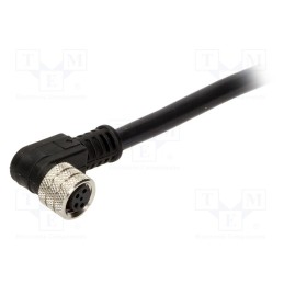 1 pcs x MOLEX - 120027-0152 - Connector: M8, female, PIN: 4, angled 90°, with lead, plug, 3A, IP67