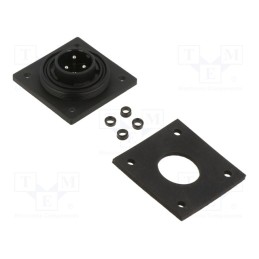 1 pcs x BULGIN - PX0765/P - Connector: circular, socket, male, PIN: 3, Standard Buccaneer®