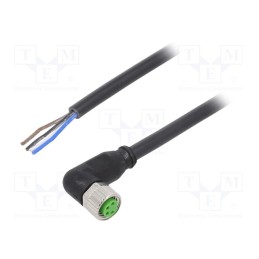1 pcs x MURR ELEKTRONIK - 7000-08101-6111000 - Connector: M8, female, PIN: 4, angled 90°, with lead, for cable
