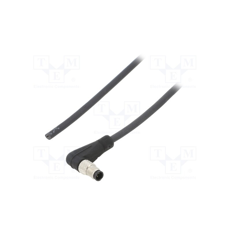 1 pcs x BINDER - 79 3103 52 03 - Connector: M5, plug, 707, male, PIN: 3, unshielded, gold-plated, 1A