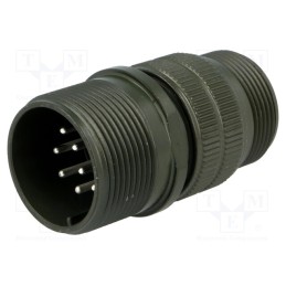1 pcs x AMPHENOL - DS3101A 18-1P - Connector: circular, size 18, MS/DS, aluminium alloy, olive, plug
