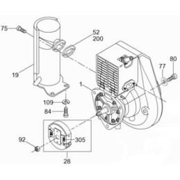 Wacker BS rammer, clutch spring 0089413