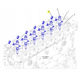 Injector sleeve cat 2775067 oem perkins