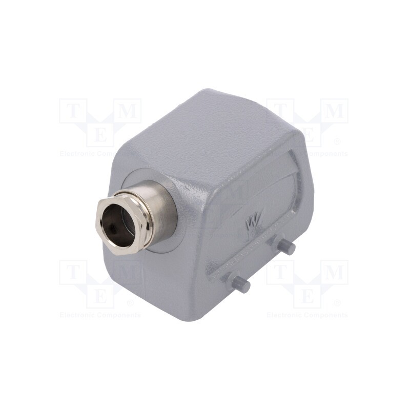 1 pcs x WIELAND - 70.350.1035.0 - Enclosure: for HDC connectors, size 10, for cable, M20, angled