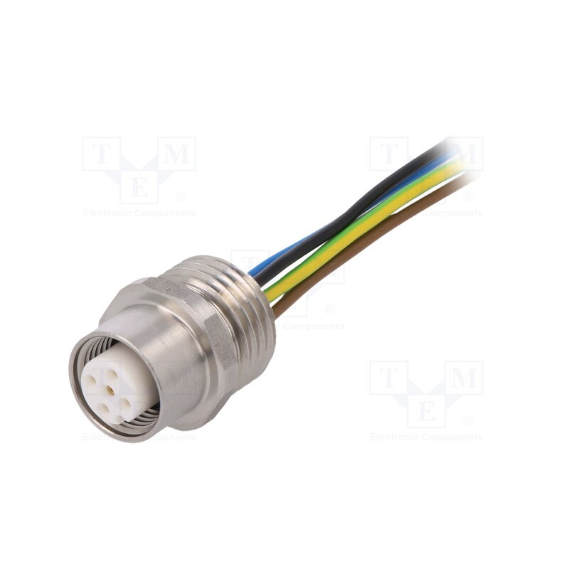 1 pcs x LUMBERG AUTOMATION - 45741 PRKFM 5/0,5 M - Socket, M12, PIN: 5, female, A code-DeviceNet / CANopen, cables